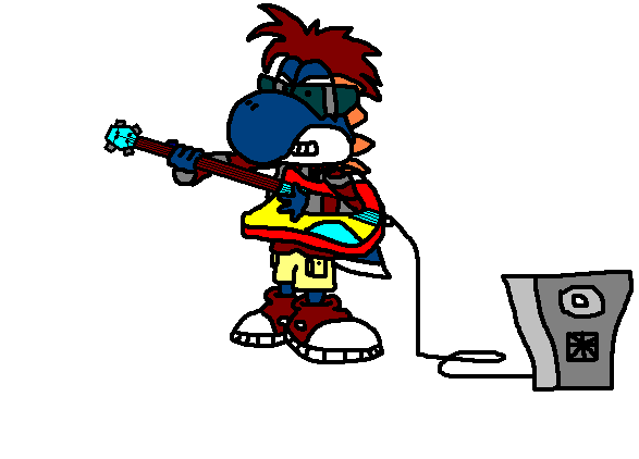 Rock Star Yoshi(Click for a larger image^_^)